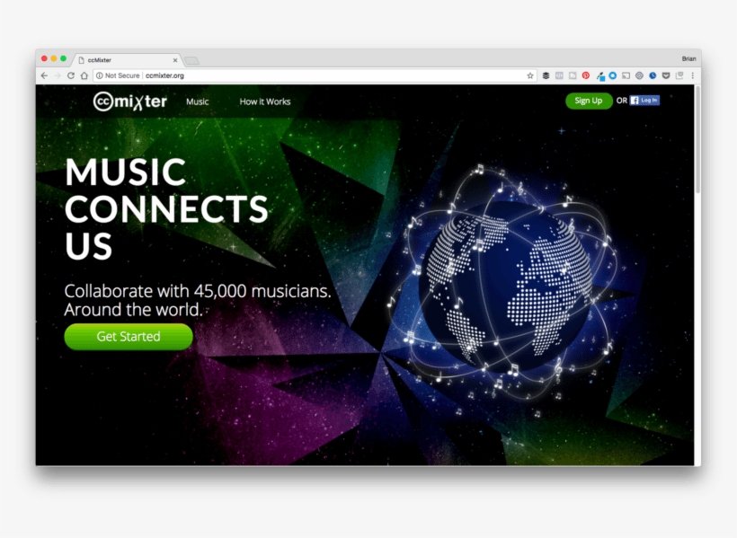 Ccmixter Background Music Page Preview - Ccmixter, transparent png download