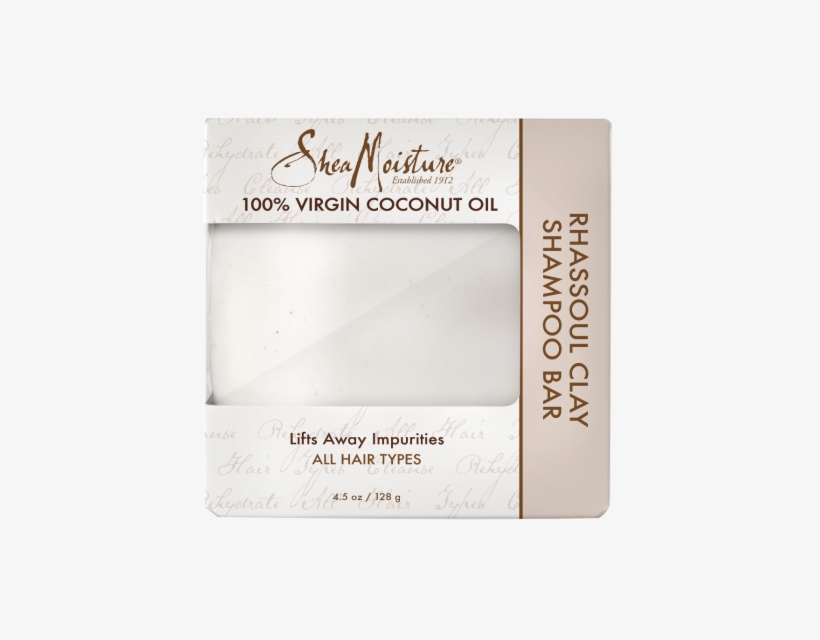 100% Virgin Coconut Oil Rhassoul Clay Shampoo Bar A - Shea Moisture Coconut & Hibiscus Spot Correcting, transparent png download