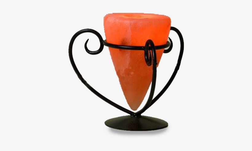 Cone Shape Rounded Iron Wrought Tealight Holder - Metal Craft Candle Holders, transparent png download