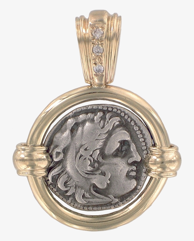 Alexander The Great Coin Pendant - Alexander The Great, transparent png download
