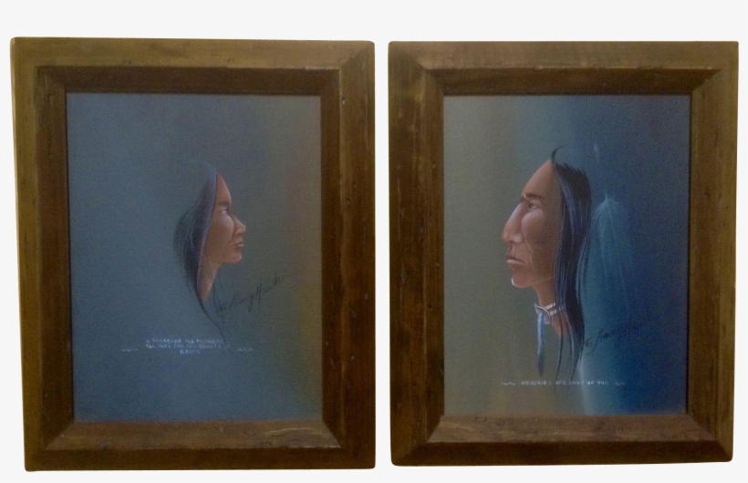 Tommy Hawk, Oil Paintings On Canvas Indian Chief & - Chief, transparent png download