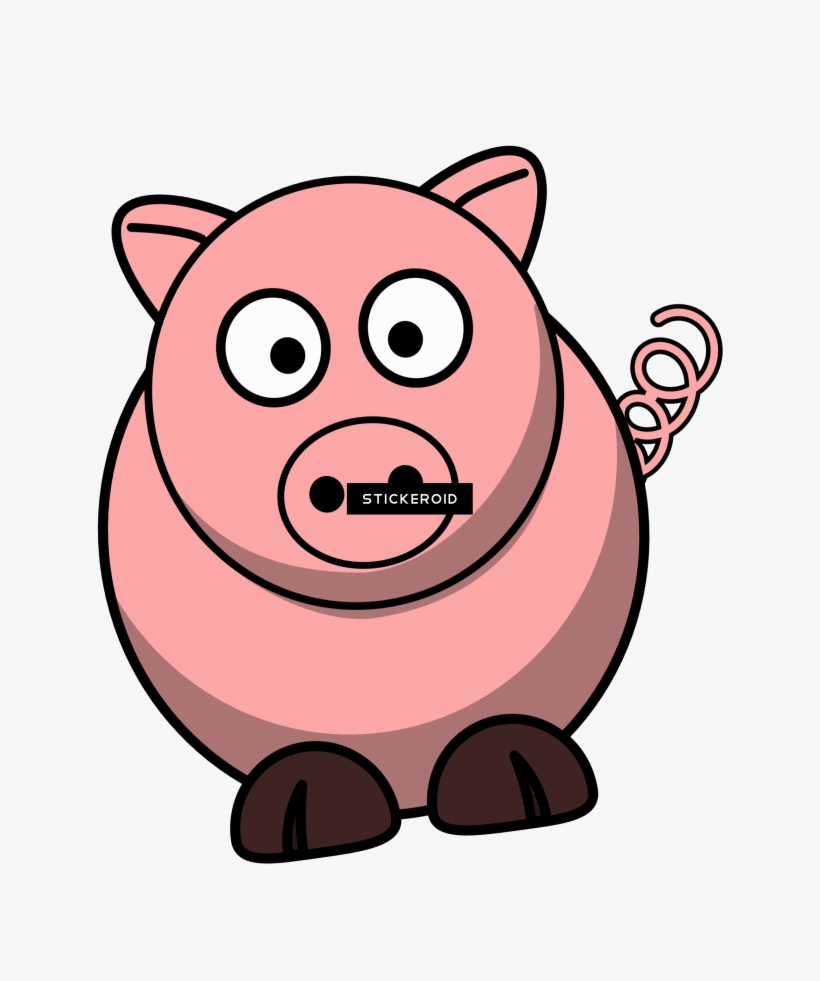 Pig - Cartoon Pig Throw Blanket, transparent png download