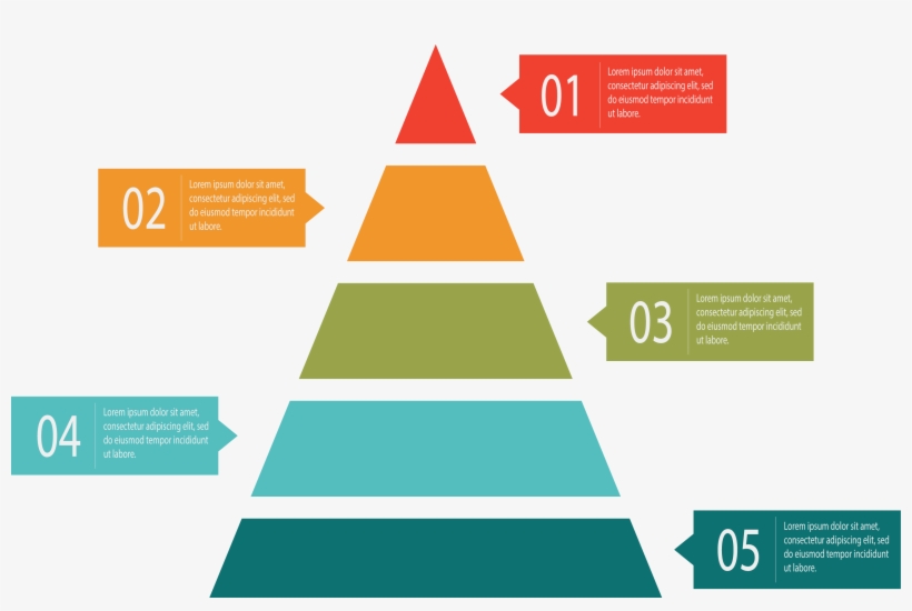 Diagram Chart Arrow Word Description Transprent Png - Piramide Grafico, transparent png download