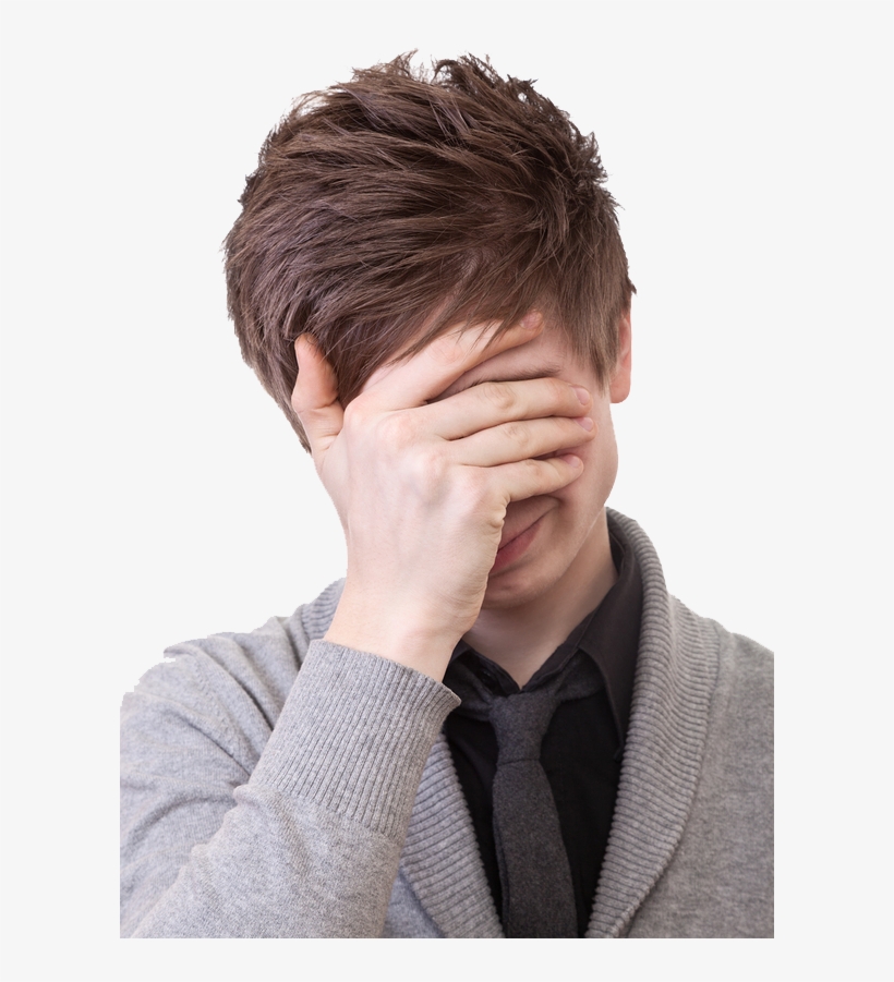 Drunk Woman Asks Police For Directions, Goes Direct - Head In Palm, transparent png download