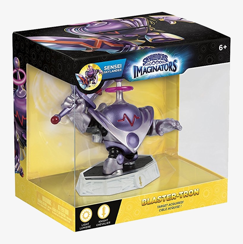 Here Are Closer Looks At The Two New Figures - Skylanders Imaginators Sensei Blaster Tron, transparent png download
