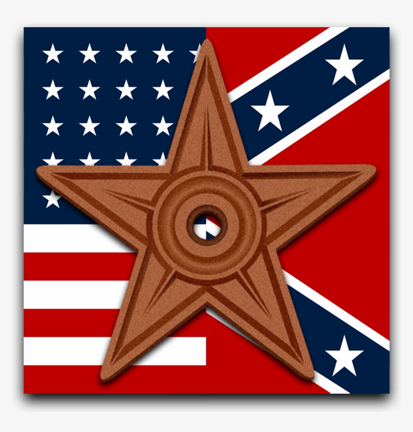 Acw Barnstar - Racist Flag, transparent png download