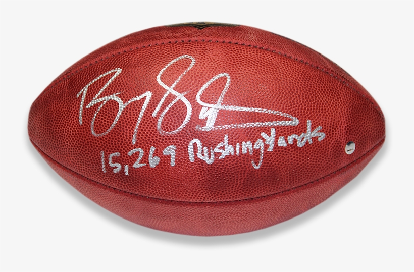 Barry Sanders Signed Official Nfl Duke Football - Barry Sanders Signed Nfl Duke Football W/ 15,269 Rushing, transparent png download