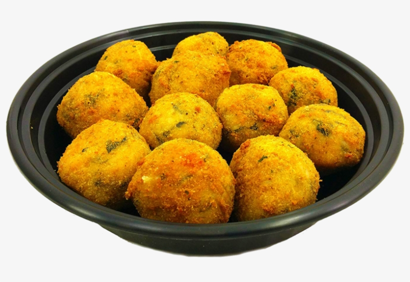 24 Mini Spinach Italian Rice Balls Made Fresh Daily - Arancini, transparent png download