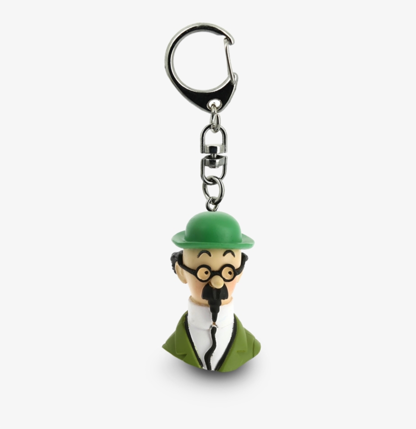 Calculus Bust Keyring - Professor Calculus, transparent png download
