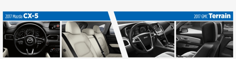 Compare The 2017 Mazda Cx-5 Vs Gmc Terrain Models Interior - 2010 Gmc Terrain Interior, transparent png download