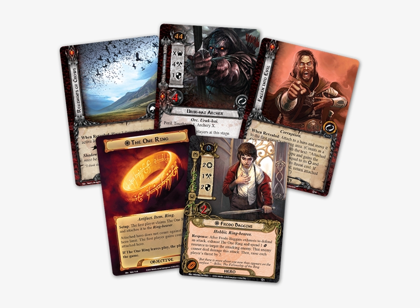 With Its 165 Cards , The Road Darkens Immerses You - Lord Of The Rings Lcg: The Mountain, transparent png download