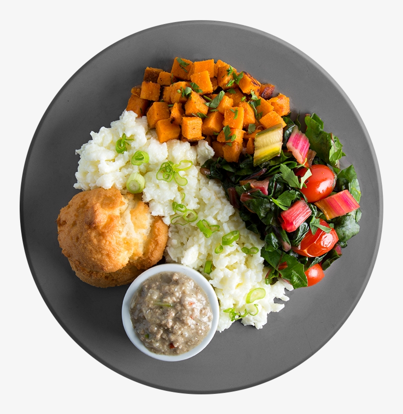 Athlete Paleo Biscuit & Egg With Sausage Gravy - Hushpuppy, transparent png download