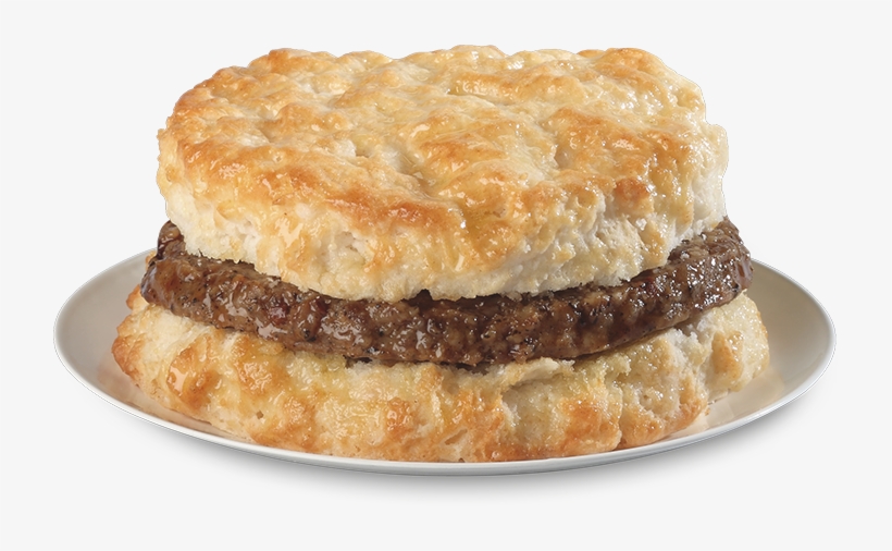 Sausage - Yummy Sausage Egg And Cheese Biscuit, transparent png download