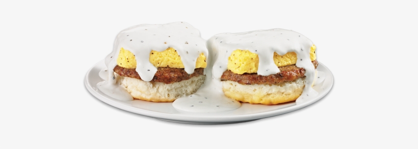 Biscuits And Gravy Plate - Fast Food, transparent png download
