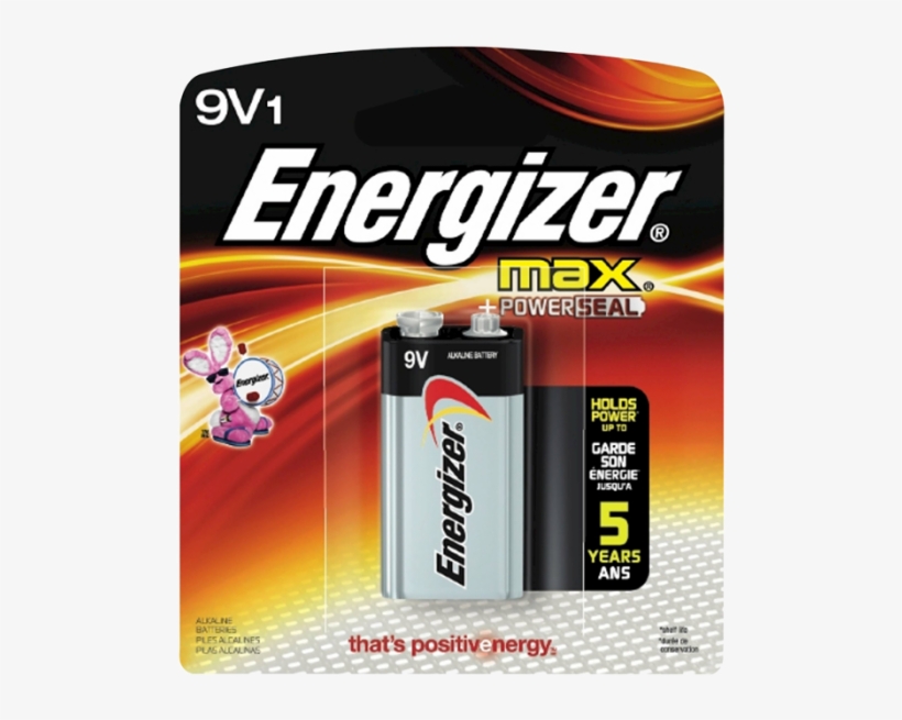 Max Alkaline 9v Battery - Heavy Duty Vs Alkaline Battery, transparent png download