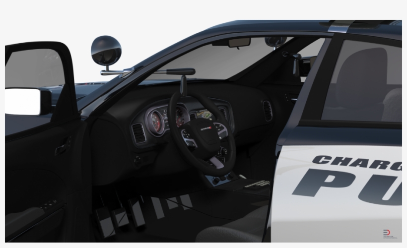 13 Dodge Charger Police Car Rigged Royalty-free 3d - Dodge Charger, transparent png download