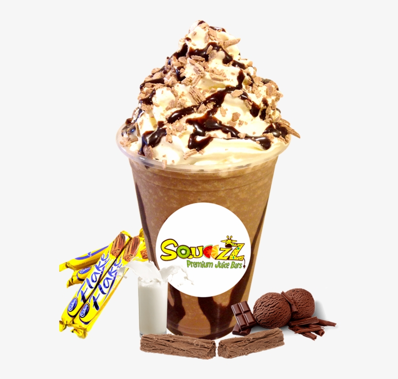 Flake Milkshake - Chocolate, transparent png download