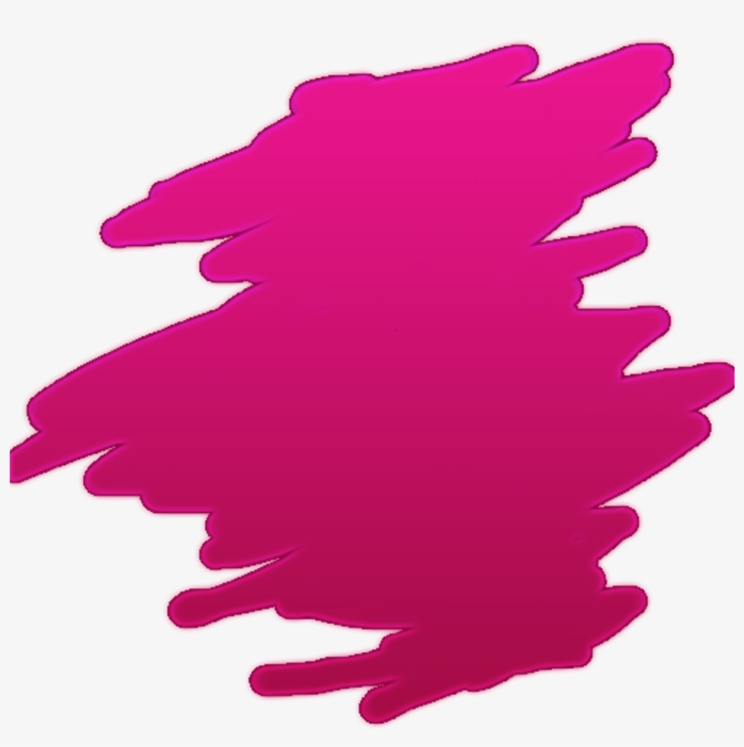 Paint Clipart Smudge - Mancha Color Rosado, transparent png download