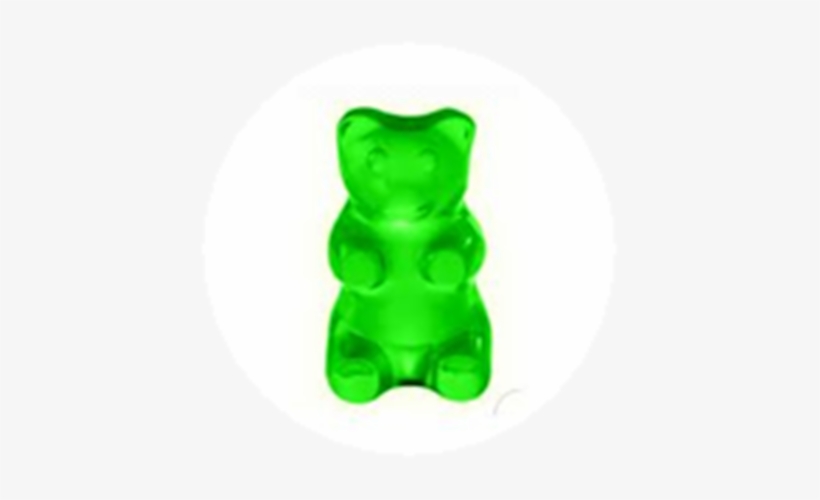 Green Clipart Gummy Bear - Gummy Bear White Background, transparent png download