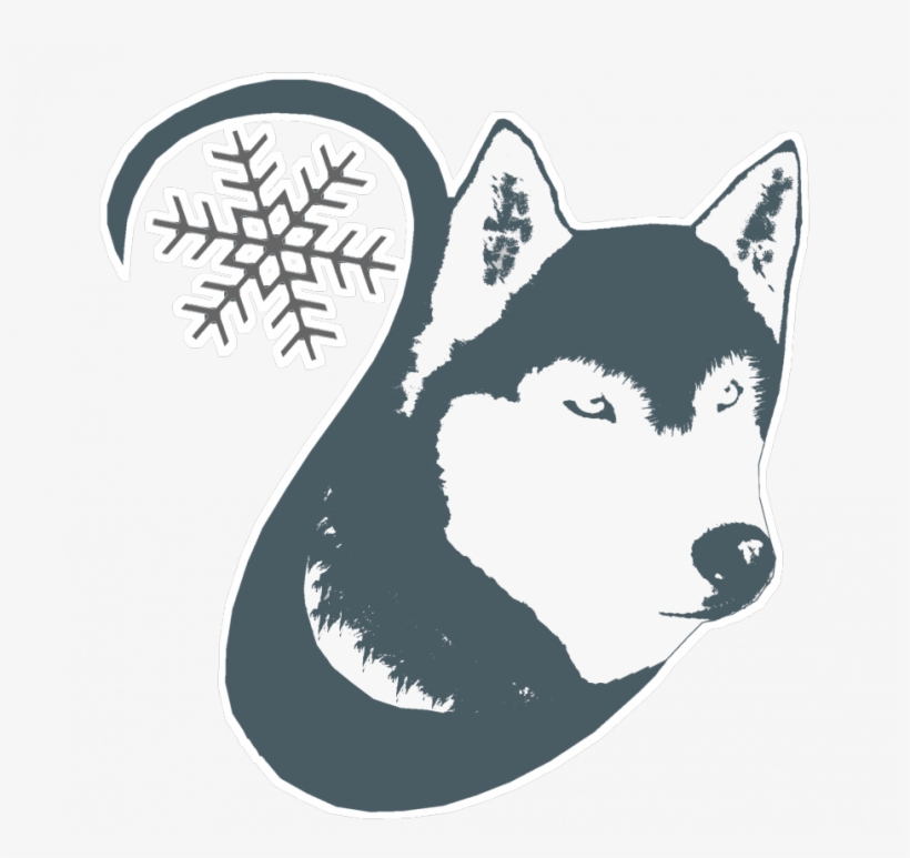 Le Husky Des Neiges Logo - Miniature Siberian Husky, transparent png download