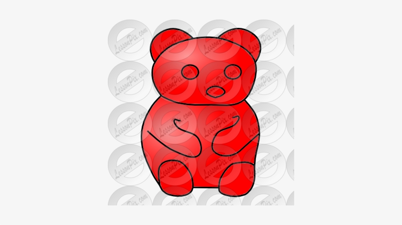 Red Bear Picture For Classroom Therapy Use Great Red - Bear, transparent png download