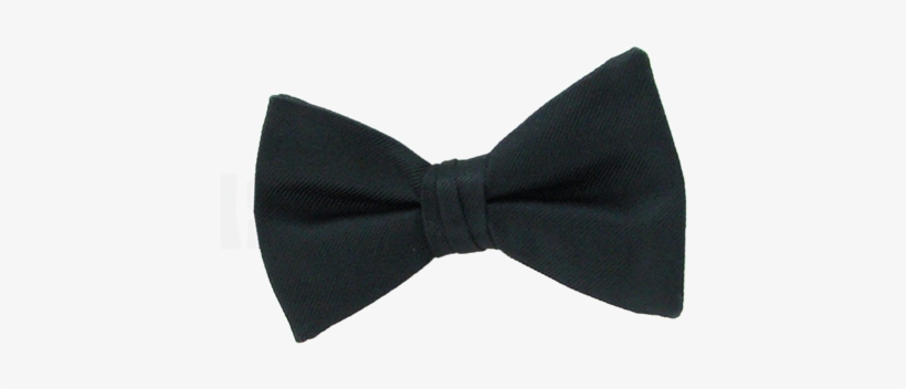 Picture Of Simply Solid Black Bow Tie - Bow Tie, transparent png download