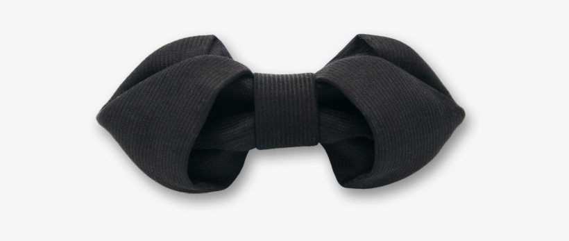 Folding In Black Bow Tie - Silk, transparent png download