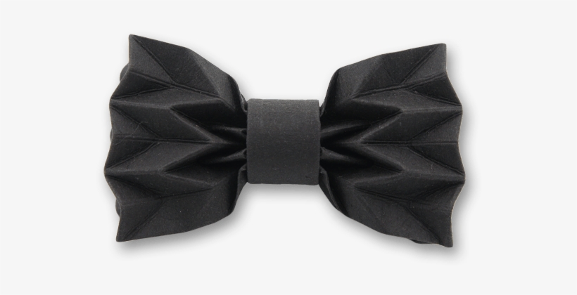 Origami In Black Bow Tie - Paisley, transparent png download