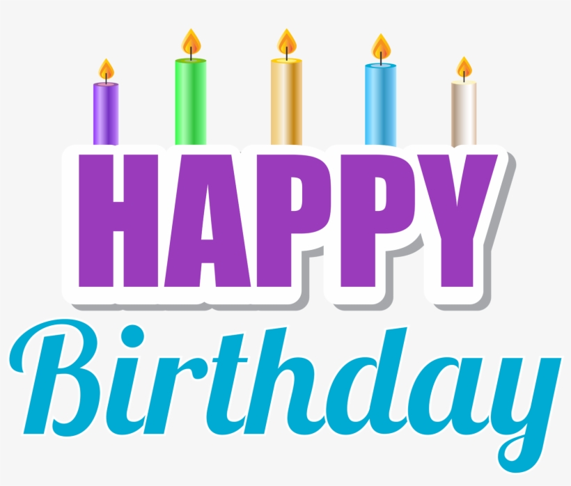 Happy Birthday With Candles Png Clip Art Happy Birthday Candle Png Transparent Png 1600x1285 Free Download On Nicepng