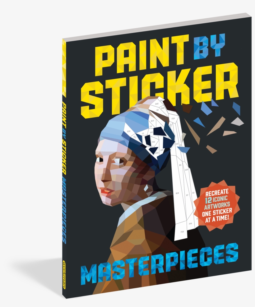 Cover - Paint By Sticker Famous Masterpieces Book, transparent png download
