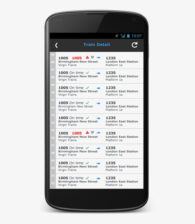 Train Track Andro - Iphone, transparent png download