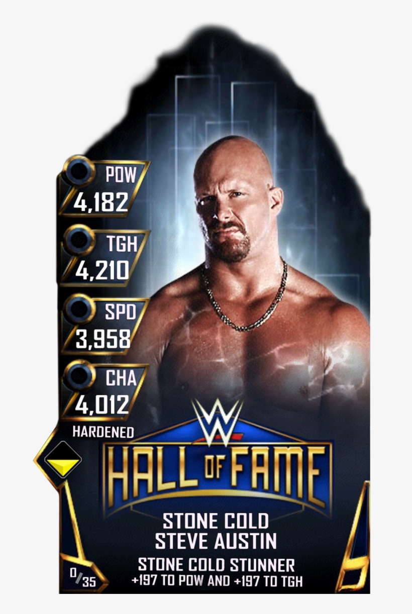 Steveaustin S3 11 Hardened Halloffame - Hall Of Fame Stone Cold, transparent png download
