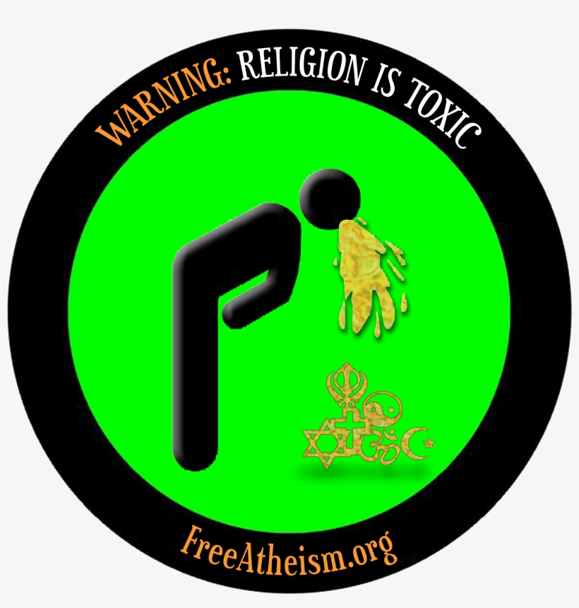 Toxic Png - Atheist Patches, transparent png download