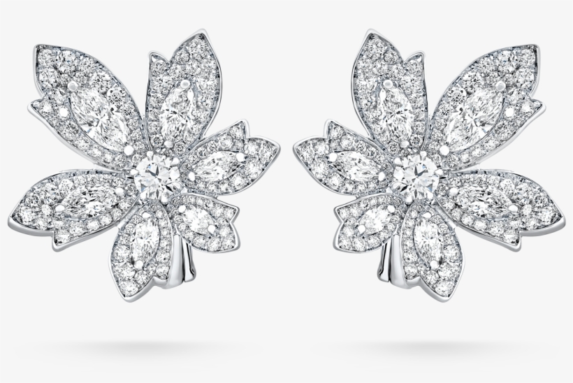 Palm Single Flower Earrings - Formula 1, transparent png download