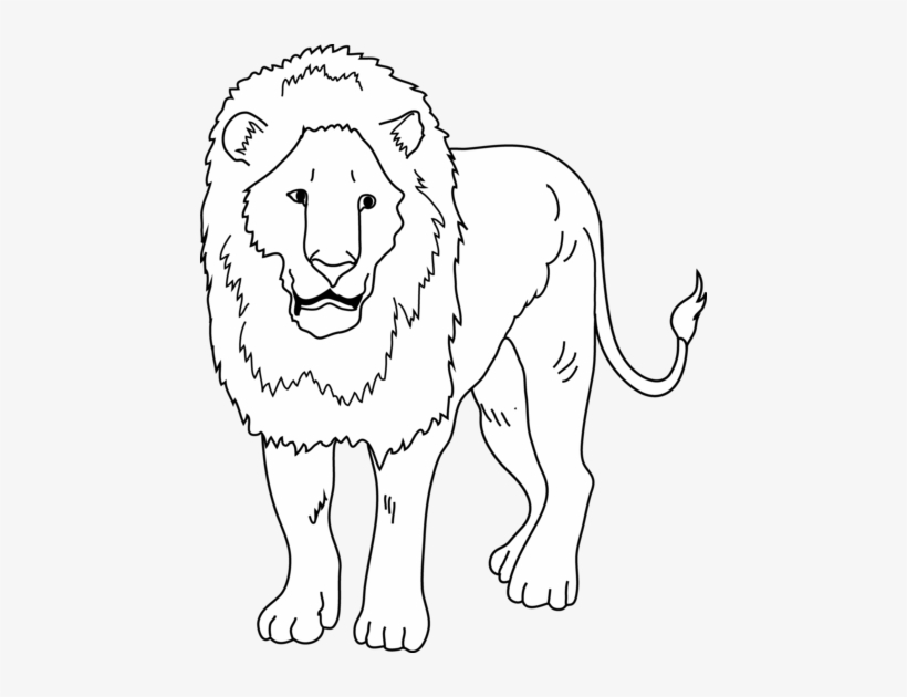 Sweet Lion Classic Round Sticker - Lion In Clip Art, transparent png download