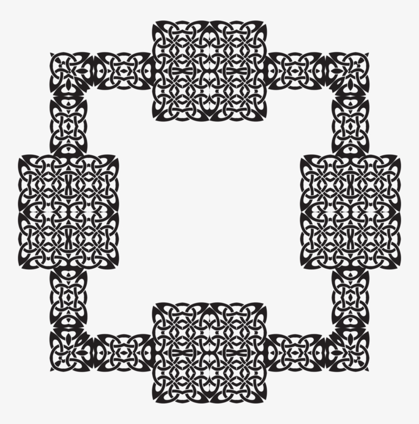 Celts Celtic Knot Drawing Monochrome Computer Icons - Celtic Knot, transparent png download