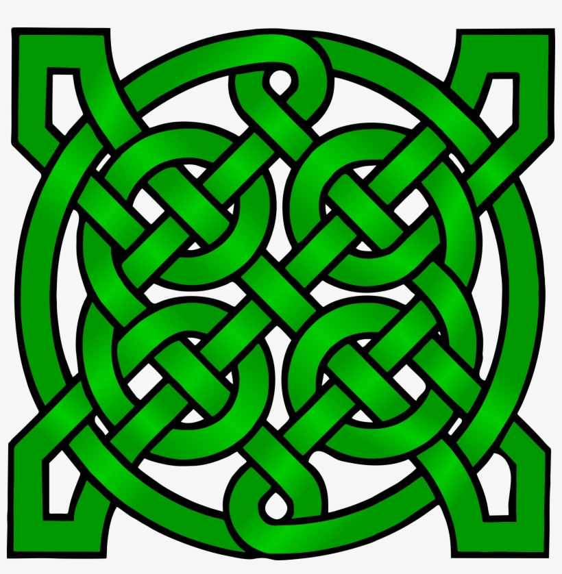 Jpg Free Library Clipart Green Big Image Png - Celtic Clip Art, transparent png download