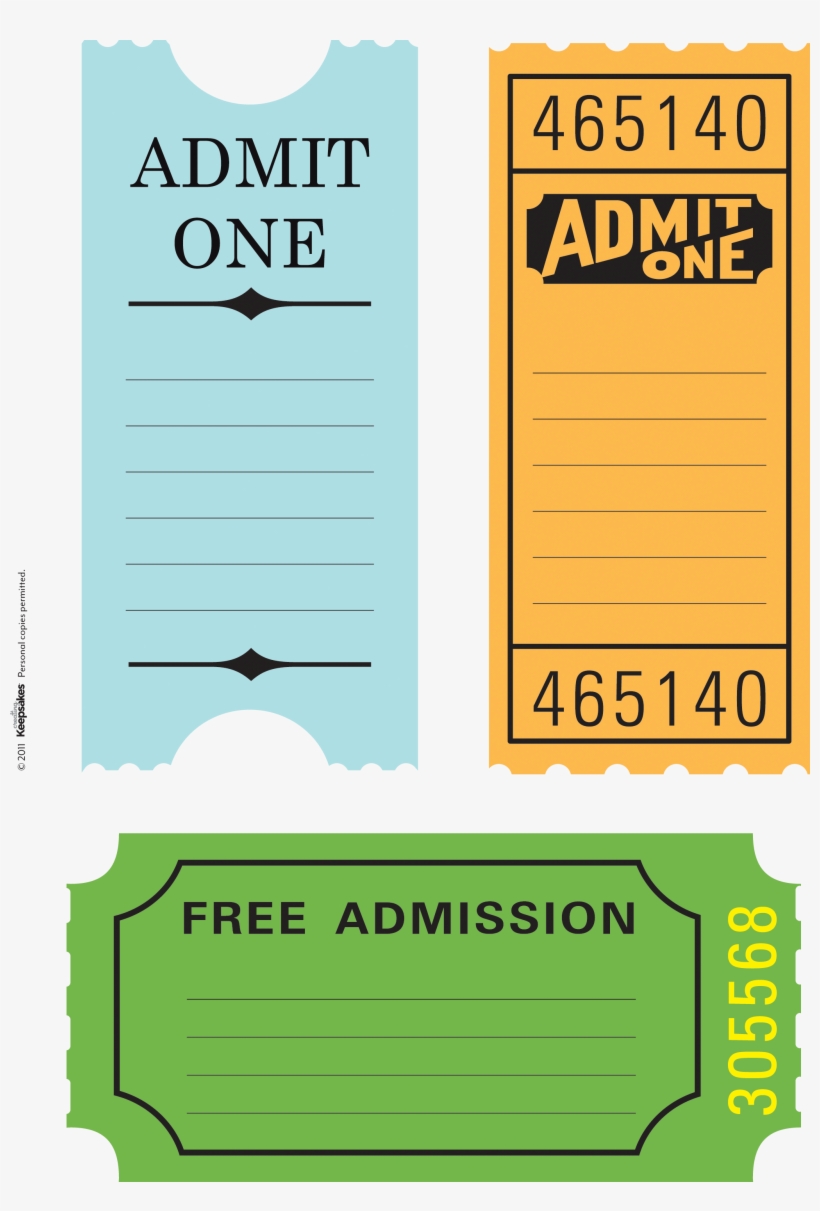 Tickets Tuesday's Guest Freebies ~ Creating Keepsakes - Ticket Graphic, transparent png download