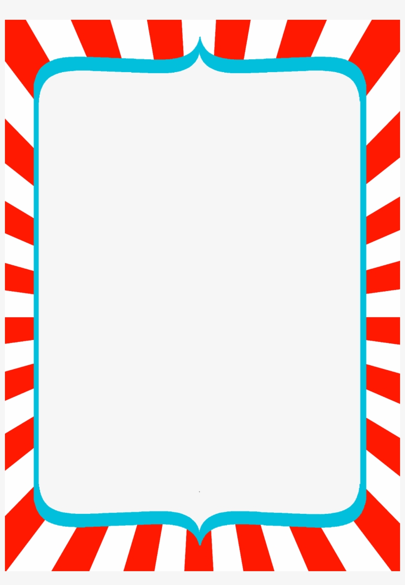 Dr Seuss Border Template