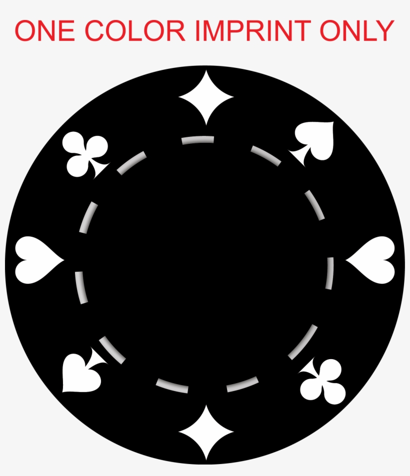 The Design Is Outside The Printing Area - Poker Chips Decal, transparent png download
