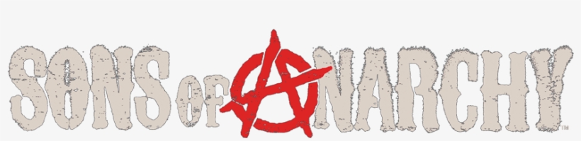 Sons Of Anarchy Beat Up Logo Women's T-shirt - Anarchy Symbol, transparent png download