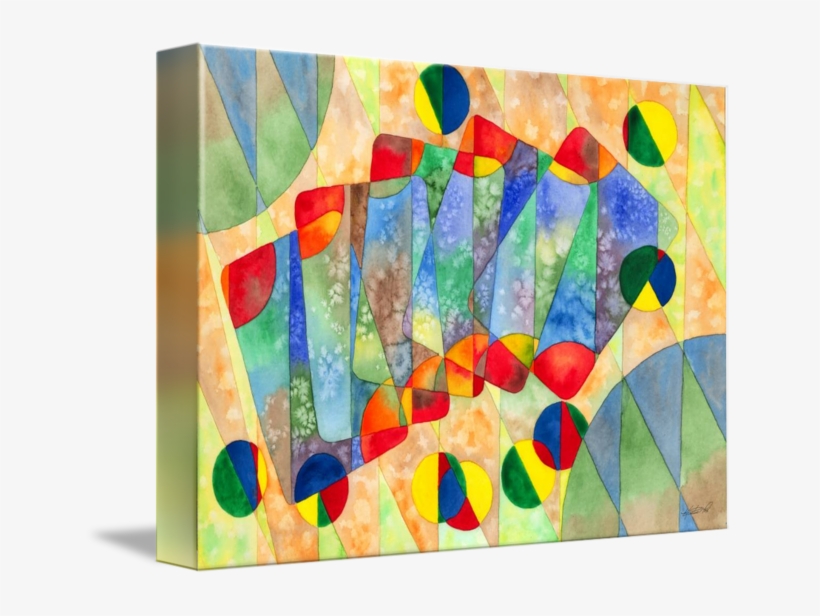"poker Abstract" By Kristen Fox, New York // A Creative, - Poker Abstract Watercolor, transparent png download