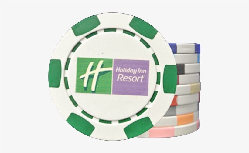 6 Stripe Custom Direct Print Poker Chips - Holiday Inn, transparent png download