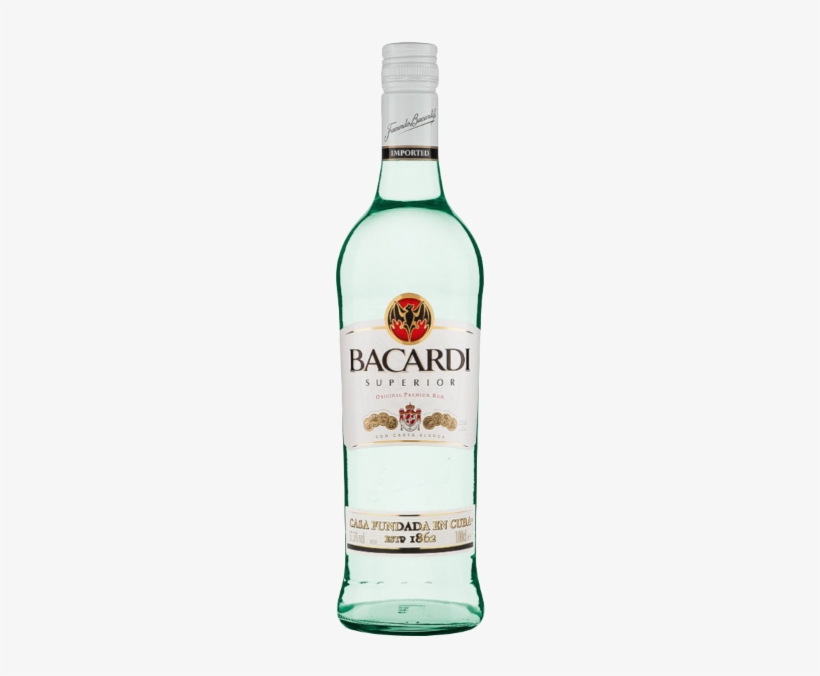 1 3/4 Oz Bacardi Light Rum - Bacardi Superior, transparent png download
