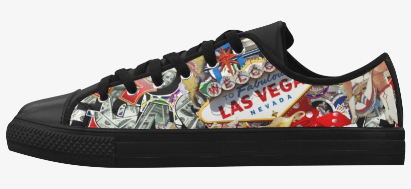 Popular Sights In Las Vegas, Including The Las Vegas - Las Vegas Icons - Gamblers Delig Large Luggage Tag, transparent png download