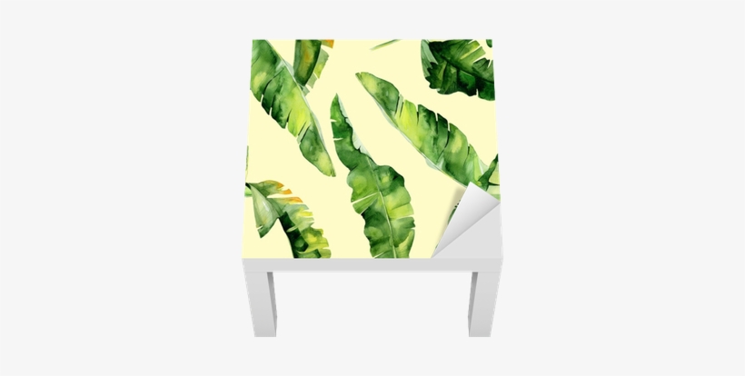 Seamless Watercolor Illustration Of Tropical Leaves, - Dense Jungle Round Mouse Pad Customized Non Slip Rubber, transparent png download