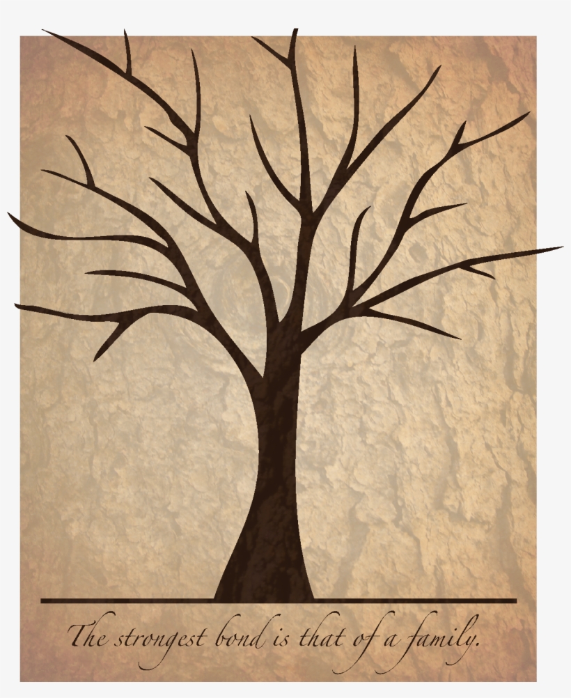Family Tree - Finger Print Tree Classroom, transparent png download