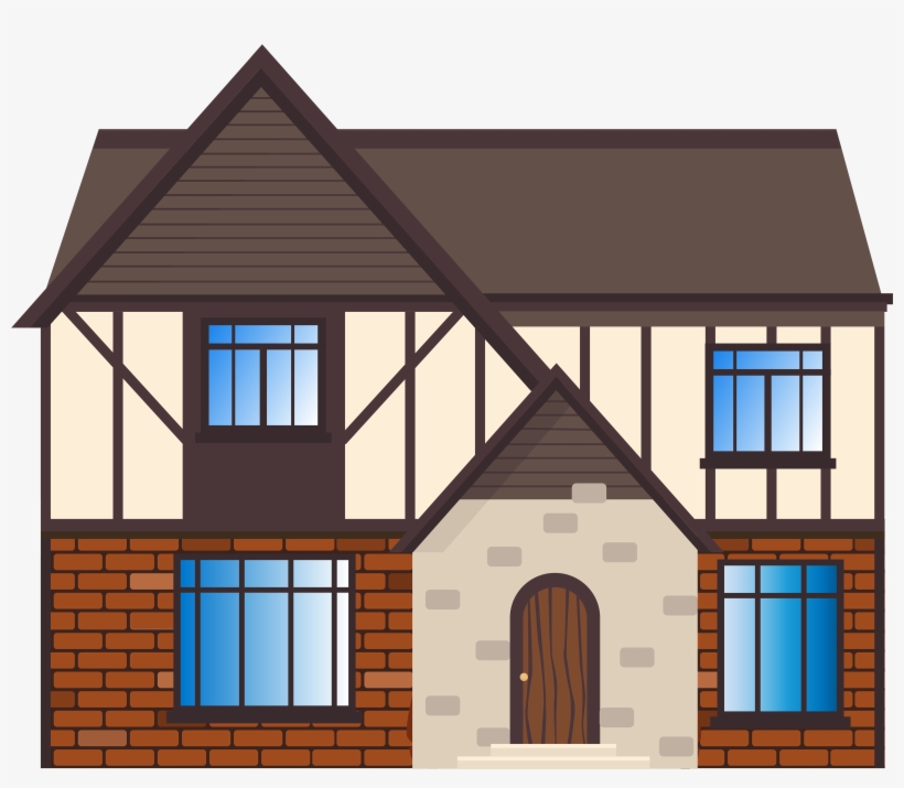 95 Cottage House Clipart Cottage House Clipart - Vector Graphics, transparent png download