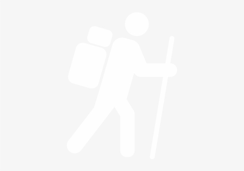 Shorewalkers Logo - Hiking Icon Png White, transparent png download