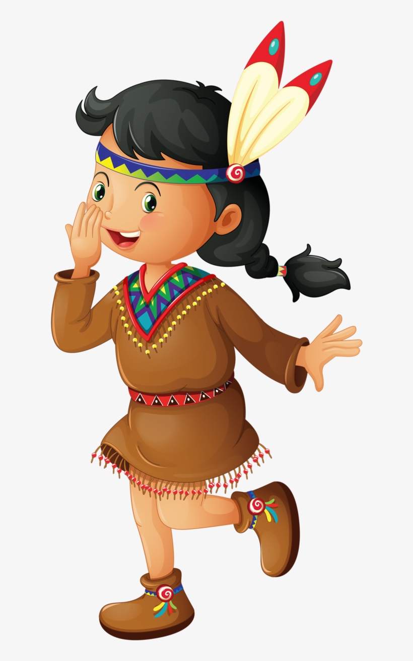 Girls Clipart Hiker - Indian Clipart, transparent png download